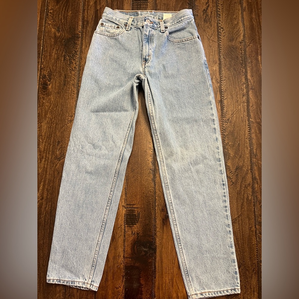 VTG Levi's 550 Jeans Womens 5 Relaxed Fit Tapered Leg High Rise Denim 90s Y2K